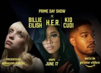 Prime Day Show con Billie Eilish, H.E.R y Kid Cudi